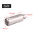 Metal Universal Motorcycle Exhaust Muffler Tail Pipe Tip Tailpipe Silver