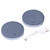 2PCS Car LED Atmosphere Light Cup Holder Mat 7 Colors 3 Modes USB Charging IP67 Waterproof Anti Slip Universal