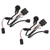 2PCS Headlights Conversion Wire Shockproof Flexible Replacement For Dodge Ram 1500 2500 3500