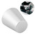 Aluminum Heel Shift Level Eliminator Cap Nut Cover Accessory Fit for Classic EFI  FLHRCI 1986-2018Silver