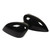 Door Side Mirror Caps Gloss Black Rear View Side Mirror Housing Replacement For Ford Fiesta MK7