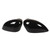 Door Side Mirror Caps Gloss Black Rear View Side Mirror Housing Replacement For Ford Fiesta MK7