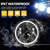 2Pcs 7 inch Car Motorcycle LED Headlight with DRL/Turn Signal/Low Beam/High Beam 7'' H4 Round LED Headlight IP67 Waterproof