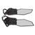 Motorcycle Side Rearview Mirrors Swivel Wing Fin with LED Turn Signal Carbon Fiber Style Replacement for Ninja 400 650