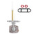 Petcock Fuel Gas Tank Switch Valve for Suzuki LT80 LTZ400 Z400 LTZ250 LTF300
