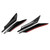 4Pcs/Set Universal Carbon Fiber Style Car Front Bumper Canards Splitter Fins Deflector