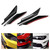 4Pcs/Set Universal Carbon Fiber Style Car Front Bumper Canards Splitter Fins Deflector