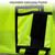 Reflective Safety Vest with Pockets and Zipper High Visibility Construction Vest Breathable Work Vest for Men Women