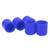 5 Pcs Intake Vacuum Hose Silicone Tube End Plug Cover Lanking Cap 25mm Inner Diameter Universal Fit for Car Blue