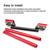 Universal Motorcycle Handlebars 7/8'' 22mm Adjustable Detachable Handle Bar Steering Hangers for Race Bobber Motocross Dirt Pit Bike ATV Ebike
