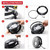 7 Inch Round Headlight Mounting Bracket Compatible with Motorcycle Spray-painted Rust-proof Modified Headlight Stand
