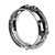 7 Inch Round Headlight Mounting Bracket Compatible with Motorcycle Spray-painted Rust-proof Modified Headlight Stand