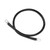 23.6in Ground Wire 4AWG 25mm² 150A High Toughness Earth Cable for Battery Inverter Fuse HolderBlack