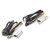 2Pcs DC12V Turn Signal Light Motorcycle LED Indicator Lamp Fit for XL 48 72 1200 883 2004‑2020Chrome Plated Silver