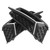 Glossy Black Honeycomb Mesh for RS6 Style Fog Light Grilles Grills For A6 C8 20192020(Matte Black Matte Chrome )