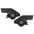 2pcs Door Tweeter Cover Black ABS Speaker Trim Replacement for Sentra 2012‑2021