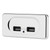 Dual USB Charger 3.1A Socket with LED for 12/24V RV Caravan Replacement