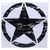 19.7in Car Body Sticker Black Star Decoration for Jeep F150 Wrangler Rubicon JK CJ TJ YJ