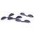 4Pcs Set Car Door Edge Guards Trim Bumper Bottom Anti scratch Protector (Transparent)