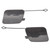 1 Pair Rear Bumper Tow Hook Cover Cap 51127378573 Impact Proof Tow Eye Hook Cover for X5 F15 2014 to 2018