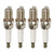 4 PCS Spark Plugs Replacement for Champion RC12YC Briggs and Stratton 491055 491055S 692051 792015 491055T 5066 Kohler 25 132 12-S JD M78543 531308128 Lawn Mower Engine