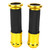 Universal Motorcycle Aluminum Rubber Handle Bar Hand Grip Modification AccessoryGold
