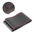 38cm/15in Car Steering Wheel Wrap Cover Full Perforated Leather Hand Stitching with Needle and ThreadBlack Red