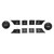 Air Condition Button Air Volume Adjustment Button Replacement for Mercedes Benz W204 CLS Matte