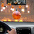 Halloween Pumpkin Car Pendant Acrylic Car Ornament Car Pendant Car Interior Rear View Mirror Charm Accessories