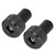 Motorcycle Handlebar Grip End Aluminum Plugs Moto Slider Accessories(Black)