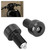 Motorcycle Handlebar Grip End Aluminum Plugs Moto Slider Accessories(Black)