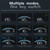 Car 5.5 inch Head-up Display Windshield Projecter Digital Vehicle Speedometer Dual System Display Screen Overspeed Alarm Fatigue Driving Alarm for All Vehicles