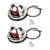 2pcs Lighting 12V LED Side Car Boat Navigation Signal Light Lamp 8 Beads (Red)