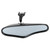 Interior Rearview Mirror Wide Screen Blue Tinted Glass Anti Glare Inside Mirror Universal Fit Carbon Fiber Style