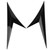 Pair Side Mudguard Air Vent Trim Sticker Gloss Black Rubber Universal Decoration Peel and Paste