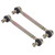 2 Pcs Tie Rod Ball Joint M10 10mm Thread Steel Alloy Sway Bar End Set for 50cc 70cc 90cc 110cc ATV Four Wheeler Quad