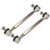 2 Pcs Tie Rod Ball Joint M10 10mm Thread Steel Alloy Sway Bar End Set for 50cc 70cc 90cc 110cc ATV Four Wheeler Quad
