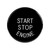 Car Engine One Button Start Button for BMW F30 3 Series F Disk Bottom without Start&Stop Black