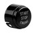 Car Engine One Button Start Button for BMW F30 3 Series F Disk Bottom without Start&Stop Black
