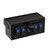 4 Gang Rocker Toggle Switch Box 4-way USB Quick Charger Blue Light Switch Dual USB 4.8A 12/24V Universal Multifunctional Mount Box for RV Vehicle Truck Trailer Yacht