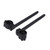2pcs 41mm/1.6in Handlebar Bar Risers Clamp Mount Ergonomic Aluminum Alloy Motorcycle Modification