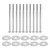 Intake Manifold Bolts Stainless Steel Corrosion Resistant Replacement for Chevy V8 Engines