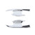 4Pcs Car ABS Door Handle Bowl Cover for Yaris VIOS XP150 2019‑2022(Silver)