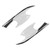 4Pcs Car ABS Door Handle Bowl Cover for Yaris VIOS XP150 2019‑2022(Silver)