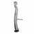 Coolant Bypass Pipe Metal Construction 19505 P30 000 for Acura Integra Del Sol Civic Cr‑V B Series Engine