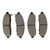4pcs Brake Pads Set 41060 ZP025 Metal Ceramic Replacement for XTERRA FRONTIER PATHFINDER