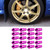 Car Tire Screw Racing Wheel Aluminum Nut M12X1.5 (Purple)
