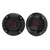 Pair Car Audio Tweeter Round Loudspeaker 91dB Louder Sound Black 4 Ohms for Sound System
