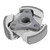 3 Shoes Clutch Plate Centrifugal Scooter Aluminium Iron for 2 Stroke 43cc 47CC 49cc MotorcycleBlack