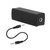 3.5mm/0.14in Ground Loop Noise Filter Isolating Black 20HZ‑20KHZ for Car Home Stereo System